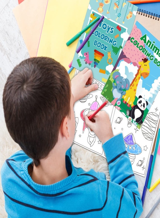 مجموعة من 24 كتاب تلوين صغير للأطفال من عمر 4-8 سنوات، ومن 8-12 سنة، ومجموعة كبيرة من كتب التلوين للأطفال من عمر 2-4 سنوات، وهدايا لحفلات أعياد ميلاد الأطفال وأنشطة صفية، تتضمن كتب التلوين الصغيرة رسومات صيفية، ورسومات عيد الميلاد، ورسومات ألعاب، ورسومات سيارات. - Image 5